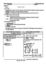 Giáo án Đại số Lớp 9 - Tiết 39 Luyện tập - Năm học 2017-2018 - Phạm Quang Huy